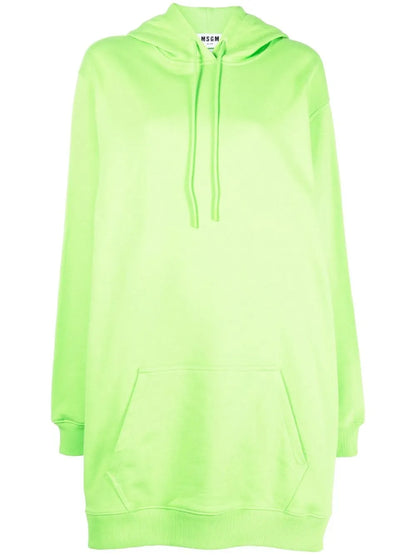 Logo-Print Hooded Jumper Dress