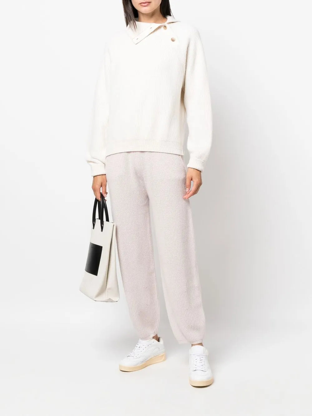 Recycled Cashmere Knit Joggers