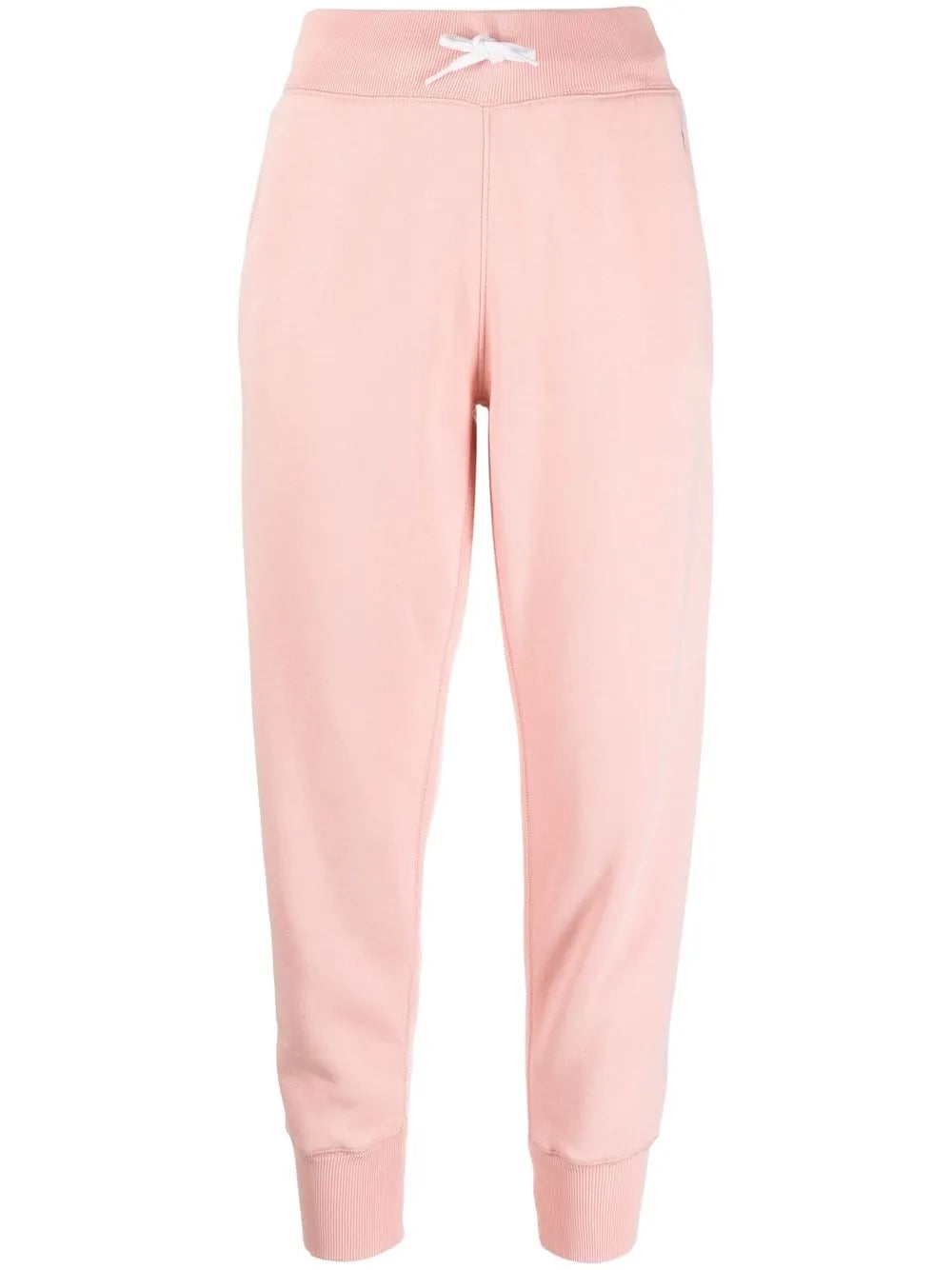 Drawstring-Waist Cotton-Blend Track Pants
