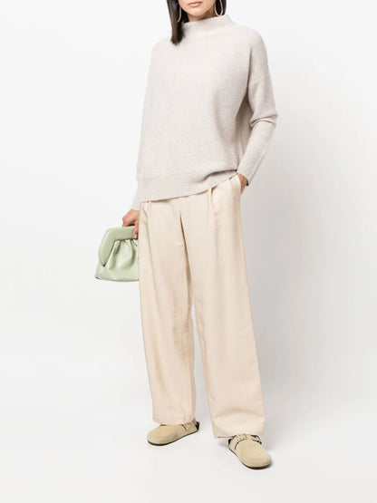 Mock-Neck Cashmere Jumper