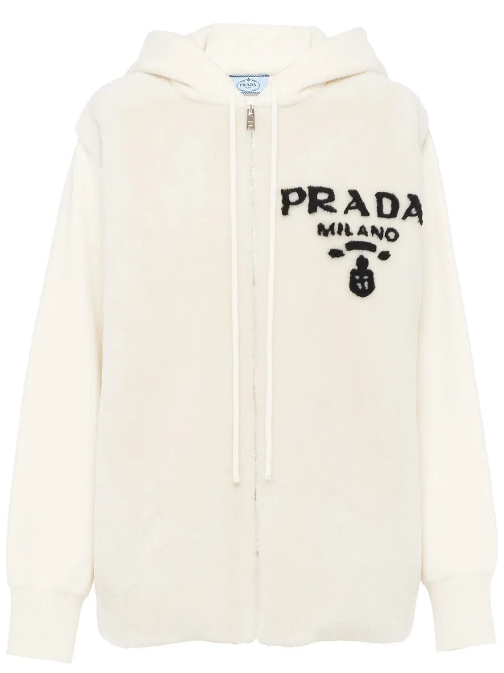 Logo-Intarsia Shearling Hoodie