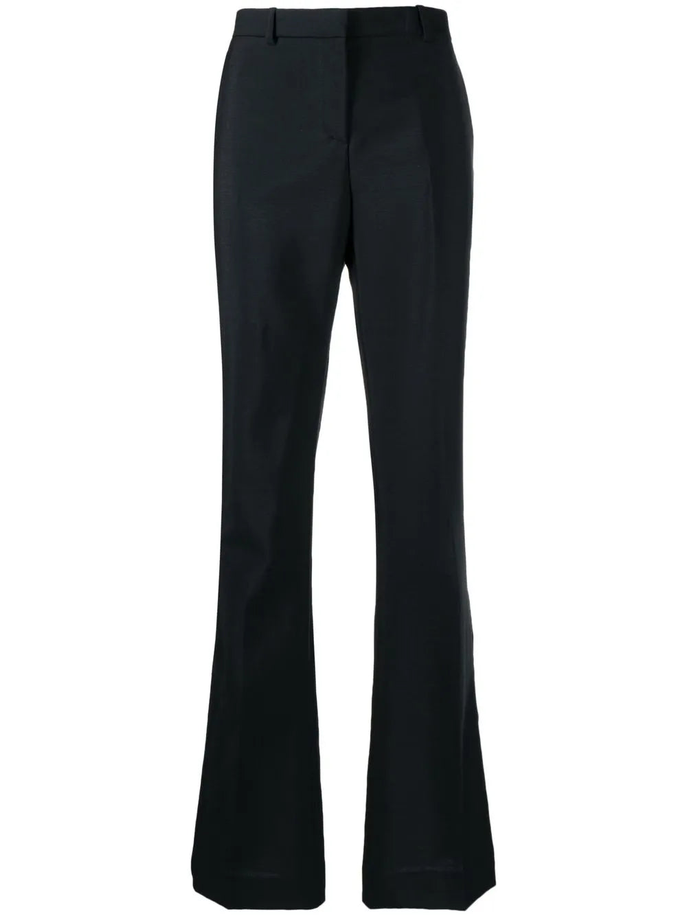 Flared Low-Rise Trousers