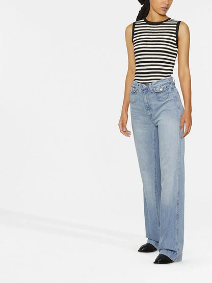 70S' Wide-Leg Jeans