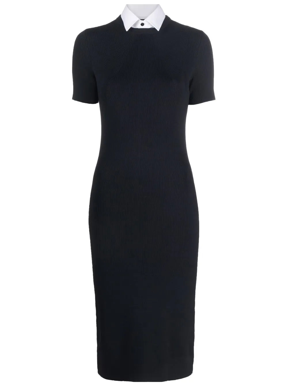 Short-Sleeve Midi Dress