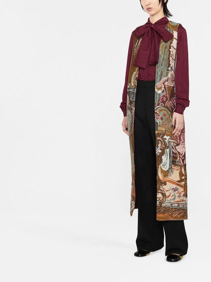 High-Waisted Straight-Leg Trousers