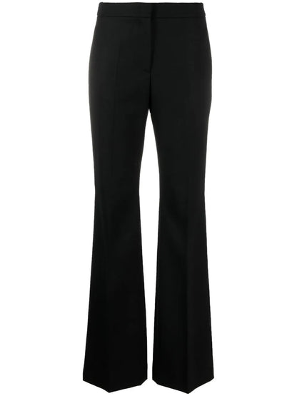High-Waisted Straight-Leg Trousers
