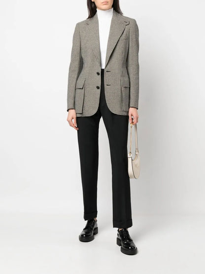 Seina Pleat-Detail Trousers