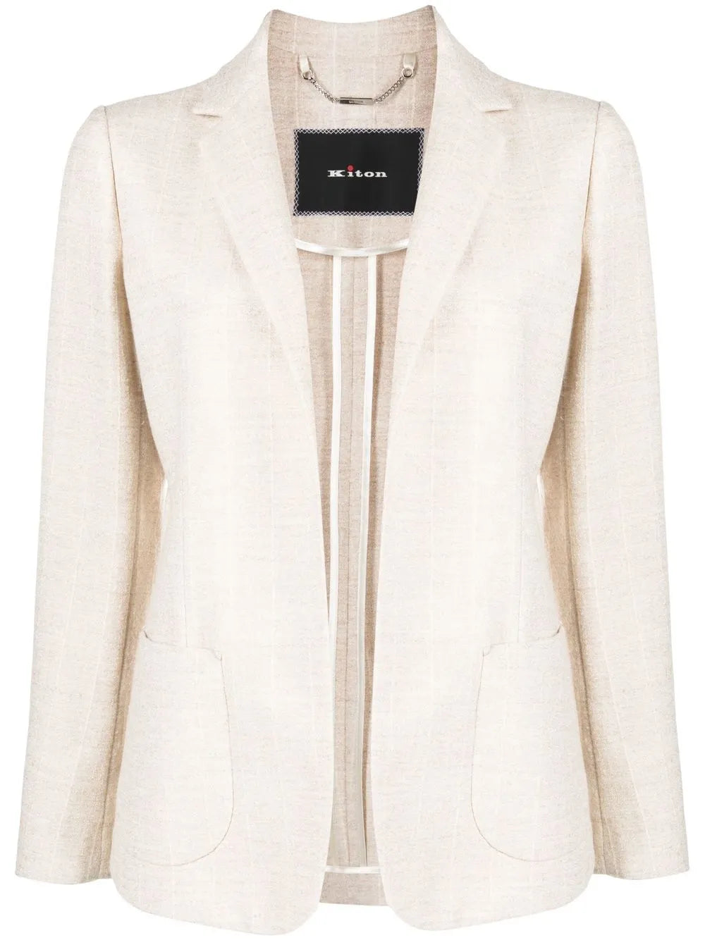 Pinstripe-Print Single-Breasted Blazer