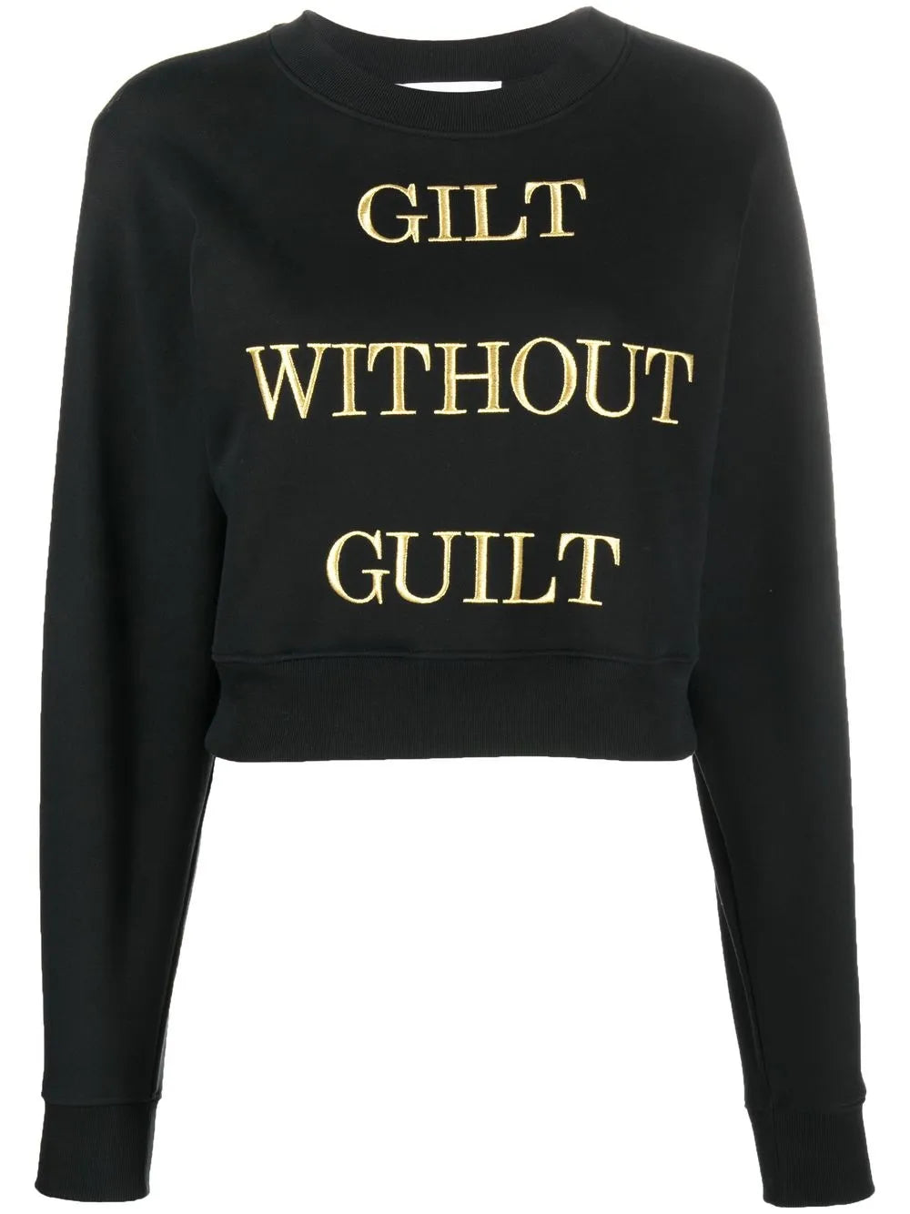 Embroidered Slogan Jumper