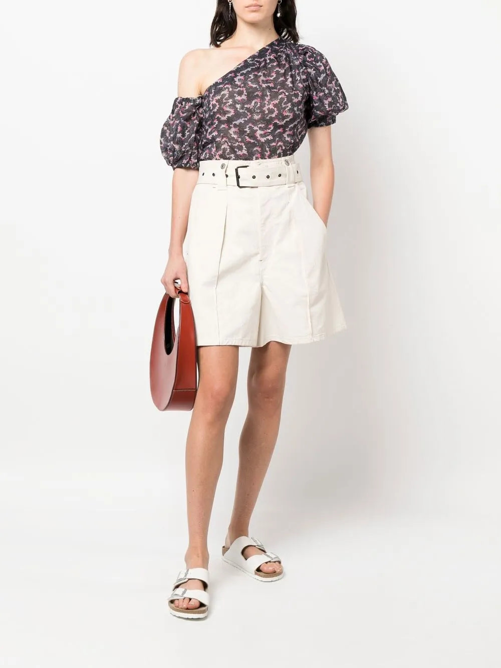 Liddy Asymmetric Cotton Top