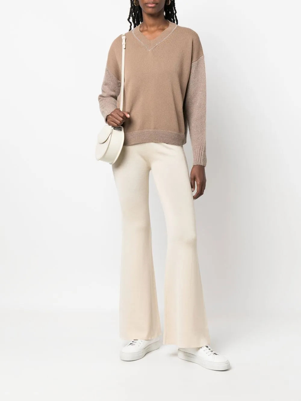 Flared Knitted Pants