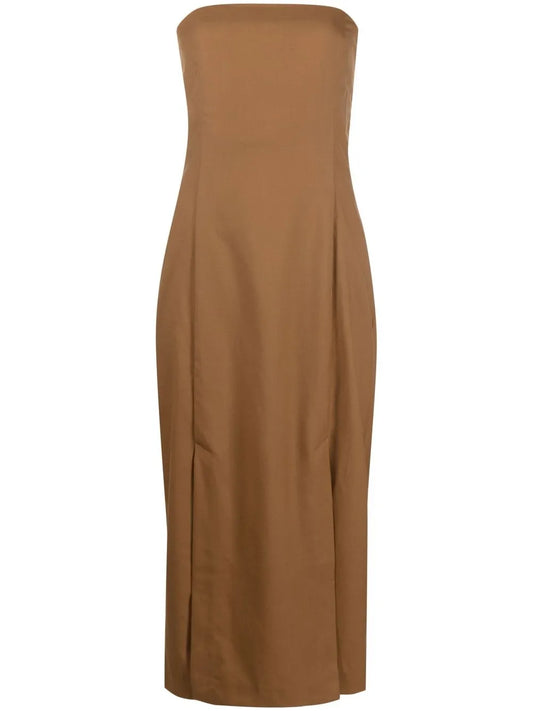 Strapless Midi Dress