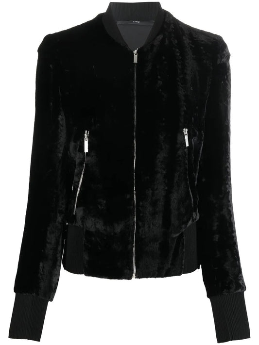 Velvet Bomber Jacket