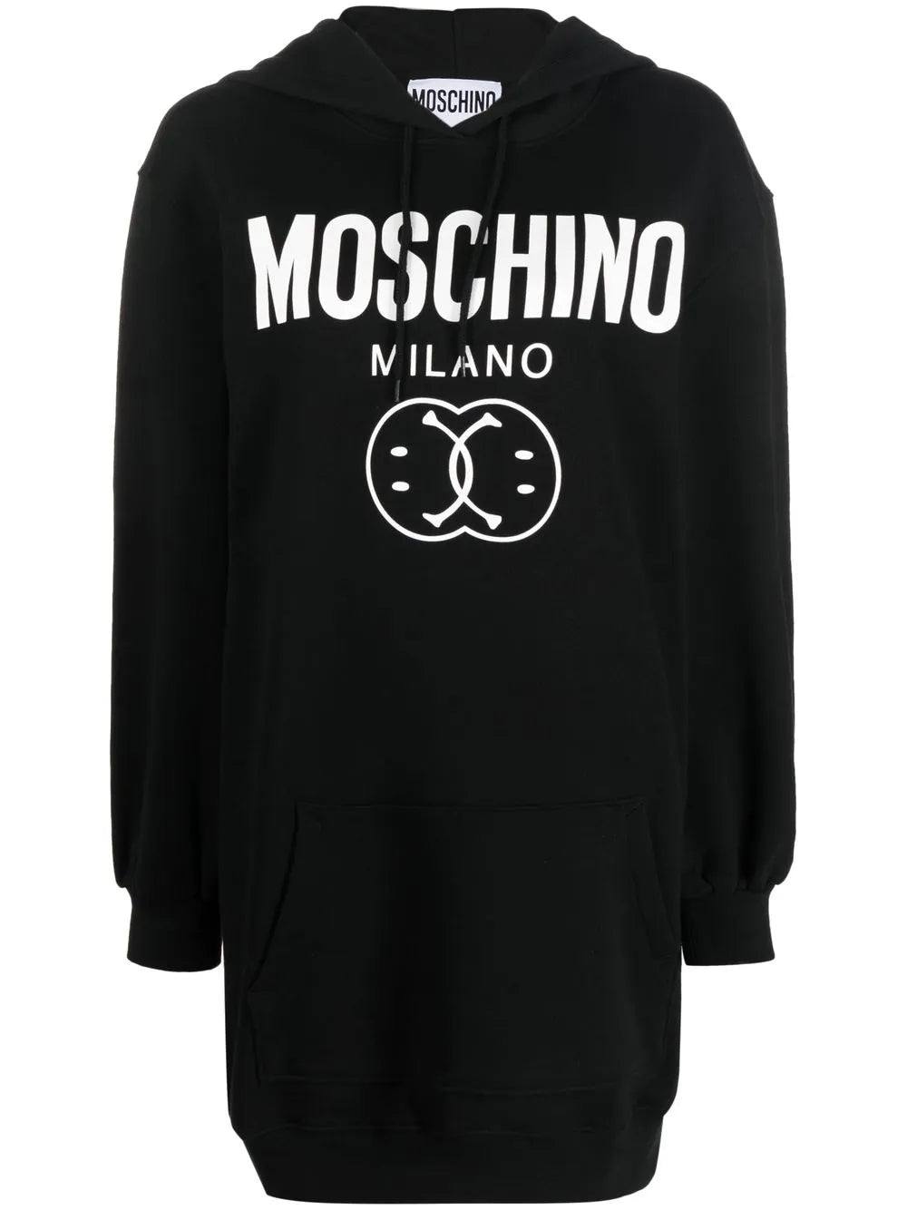 Logo Print Hooded Dress
