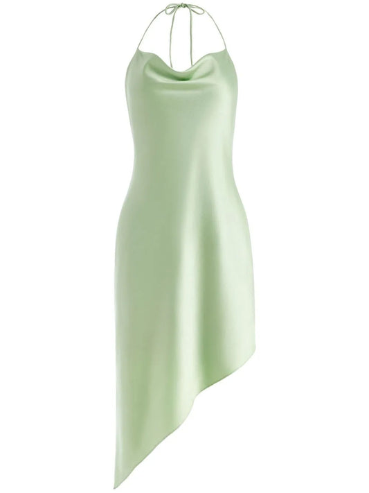 Harmony Asymmetric Slip Dress