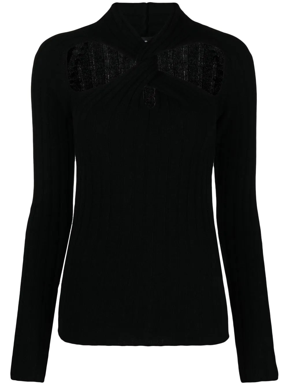 Twisted Ribbed-Knit Jumper
