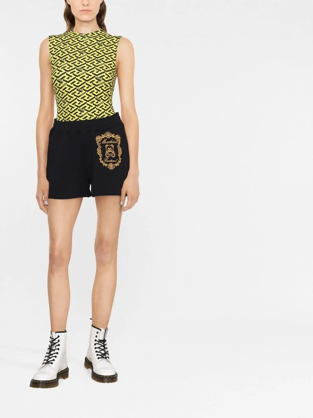 Logo-Embroidered Cotton Shorts