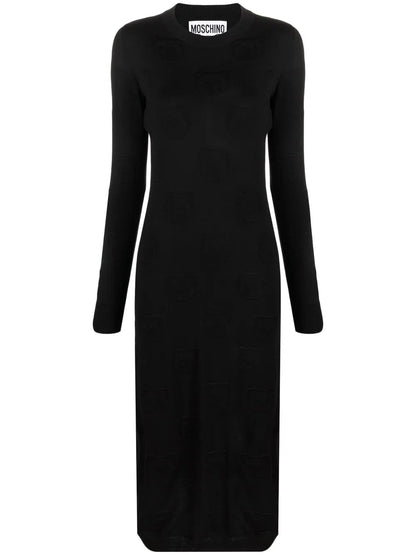 Fitted Knitted Midi Dress