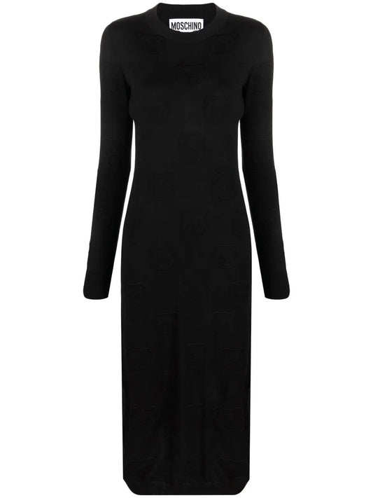 Fitted Knitted Midi Dress