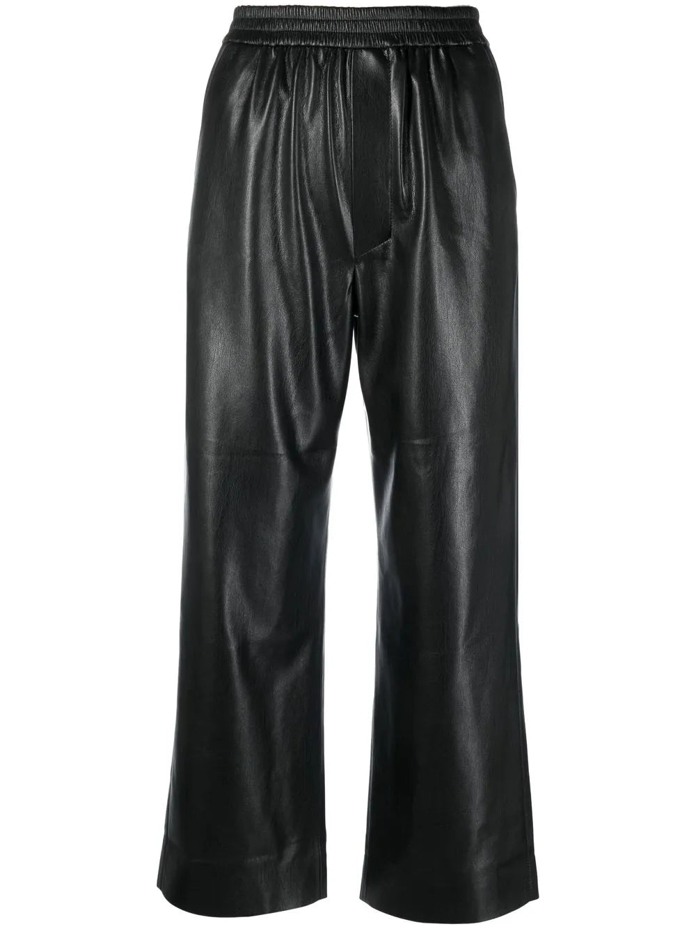 Cropped Straight-Leg Trousers