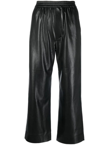 Cropped Straight-Leg Trousers