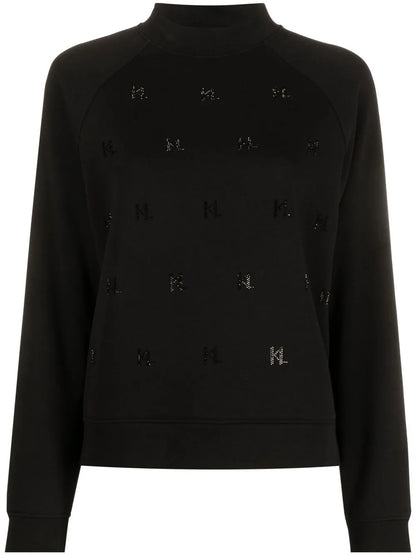 Monogram Rhinestone Sweatshirt