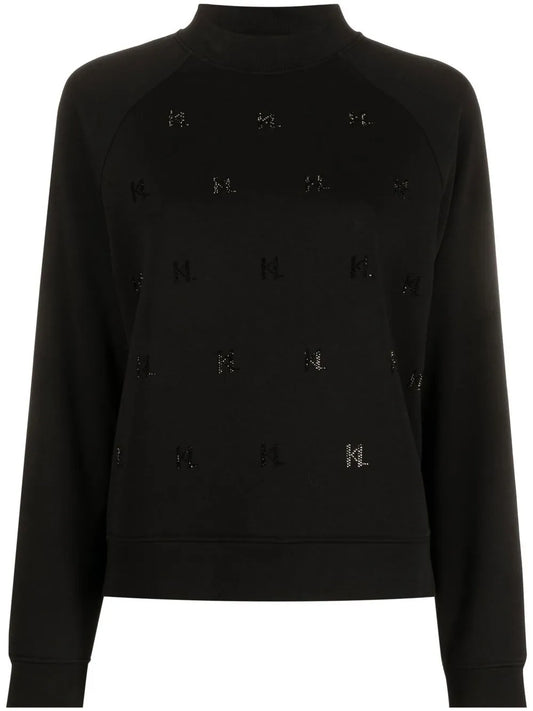 Monogram Rhinestone Sweatshirt