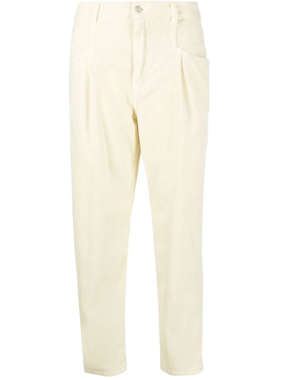 High-Waist Tapered Trousers