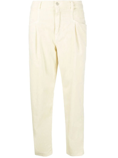 High-Waist Tapered Trousers