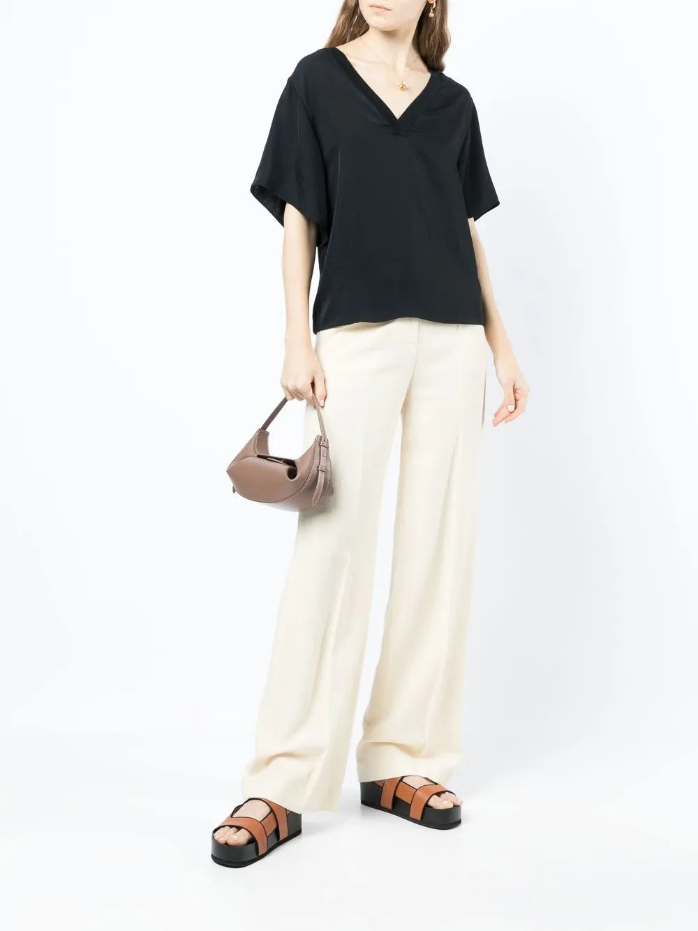 V-Neck Short-Sleeved T-Shirt
