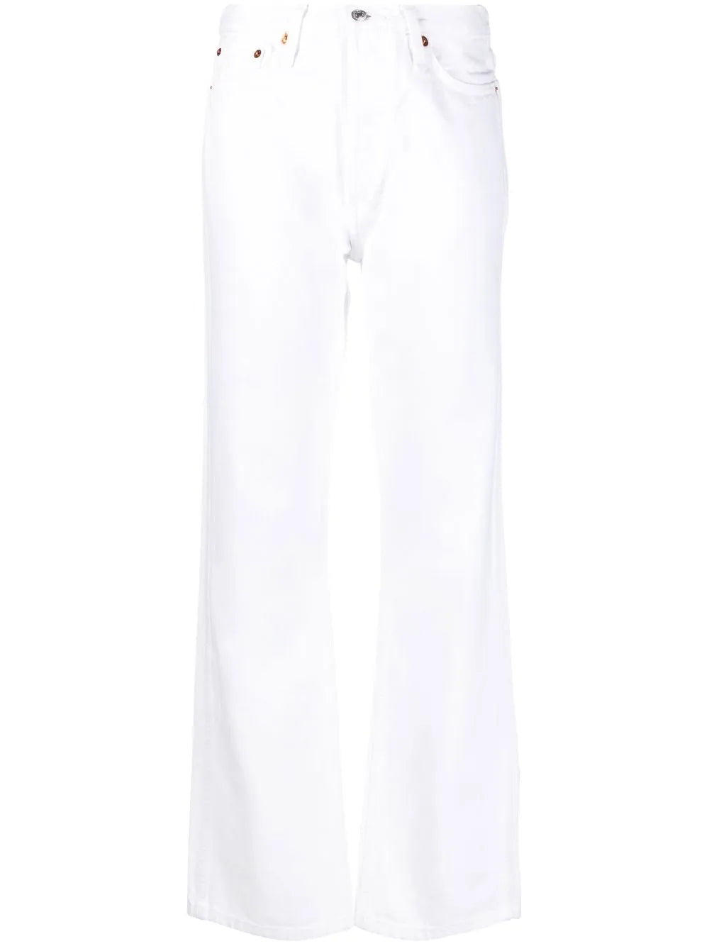 High-Waisted Flared-Leg Jeans
