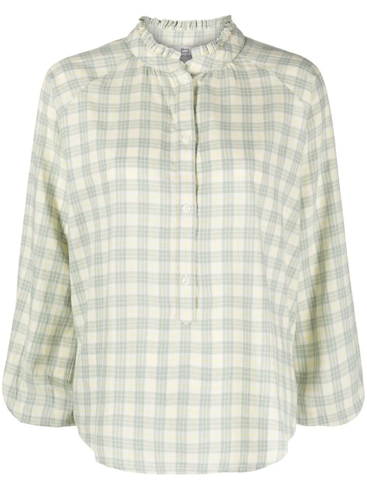 Checked Cotton Blouse
