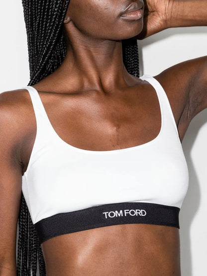 Logo-Underband Bralette Top