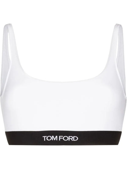 Logo-Underband Bralette Top