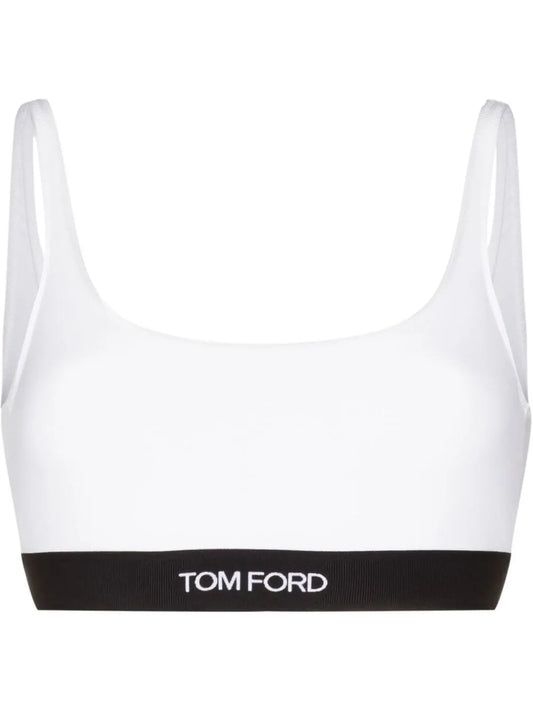 Logo-Underband Bralette Top