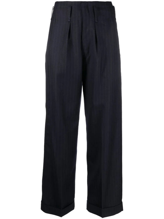 Janet Pinstripe Trousers
