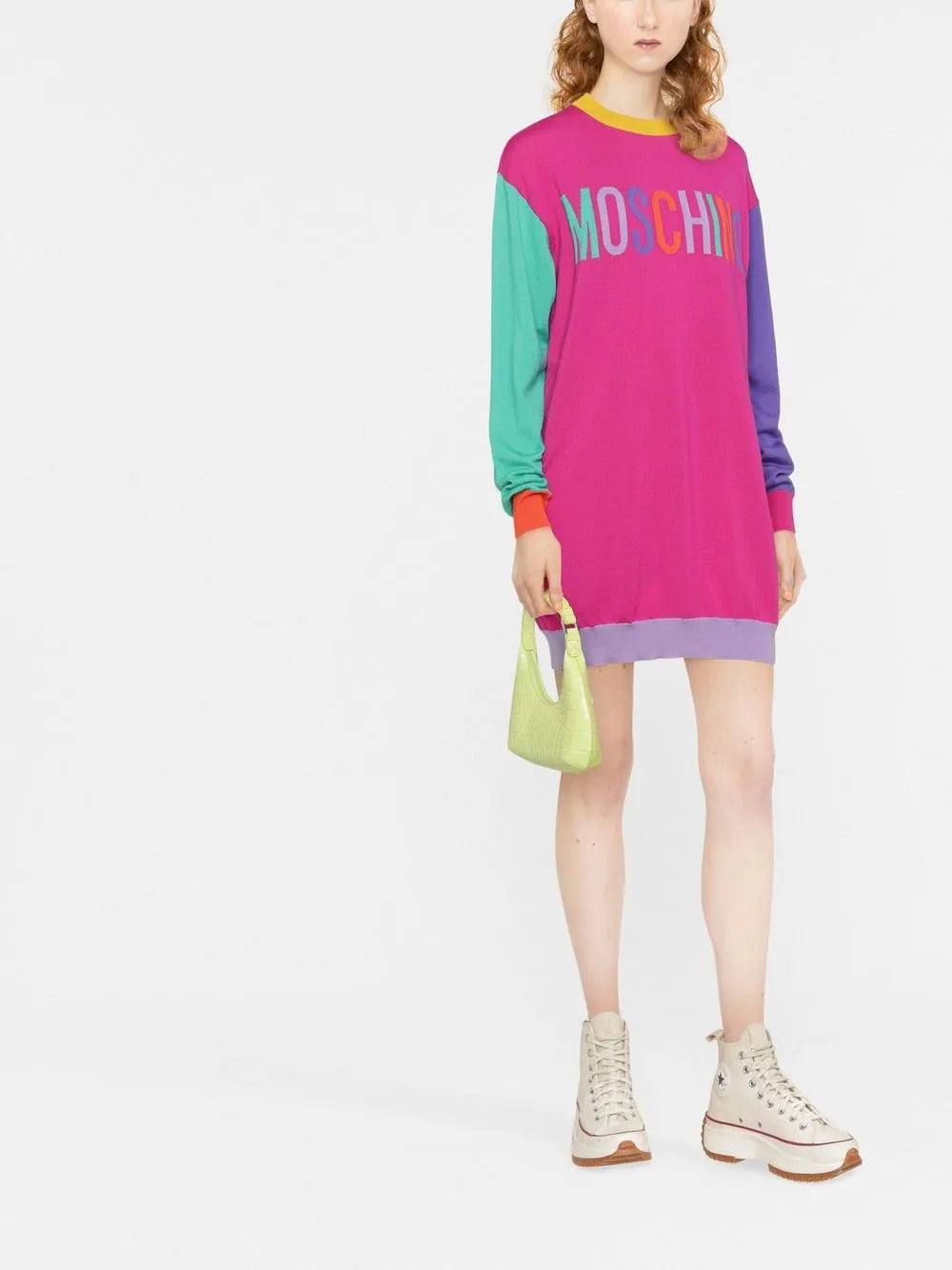 Logo-Intarsia Sweater Dress