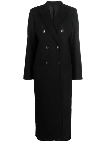 Double-Breasted Wool Overcoat