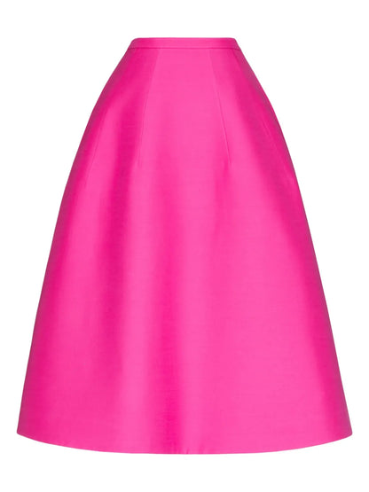 Crepe Couture Midi Skirt