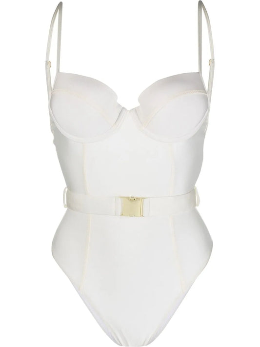 Belted Sweetheart Swimsuit