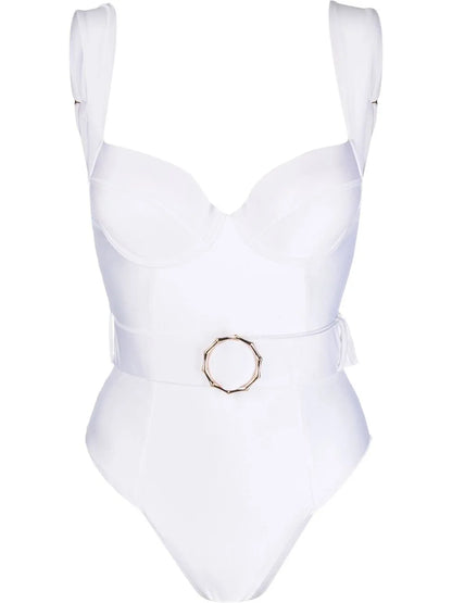 Belt-Detail Swimsuit