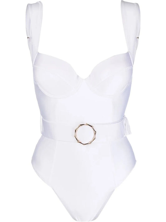 Belt-Detail Swimsuit