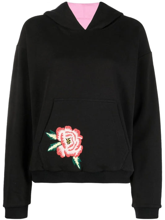 Floral Embroidery Hoodie