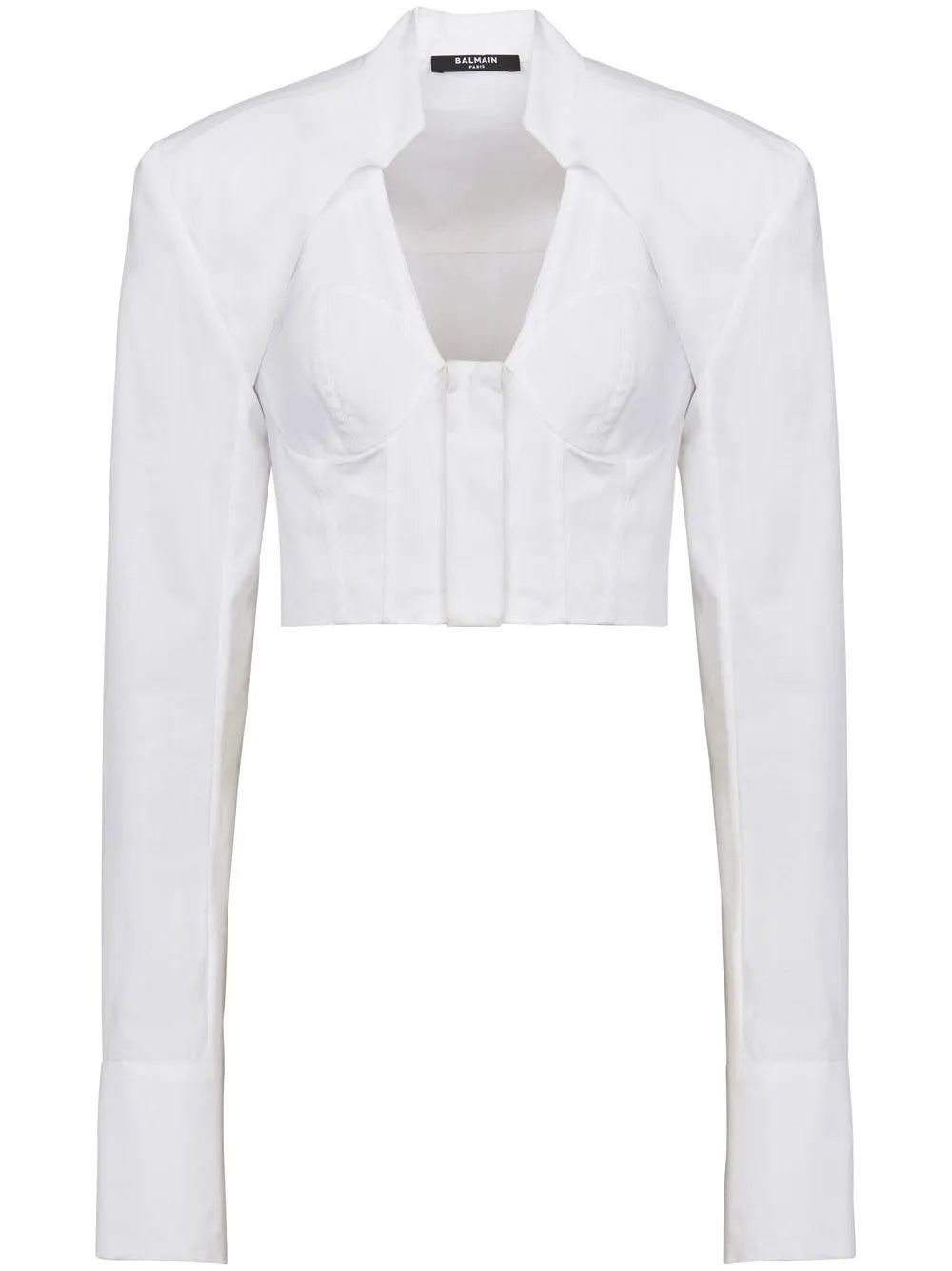 Cropped Cotton Blouse