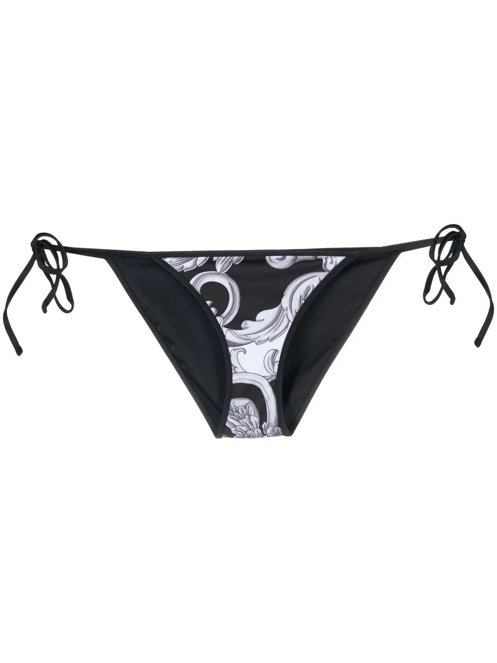 Baroque Pattern-Print Bikini Bottoms