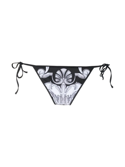 Baroque Pattern-Print Bikini Bottoms