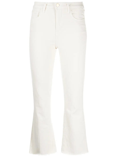 Kendra Cropped Flared Jeans