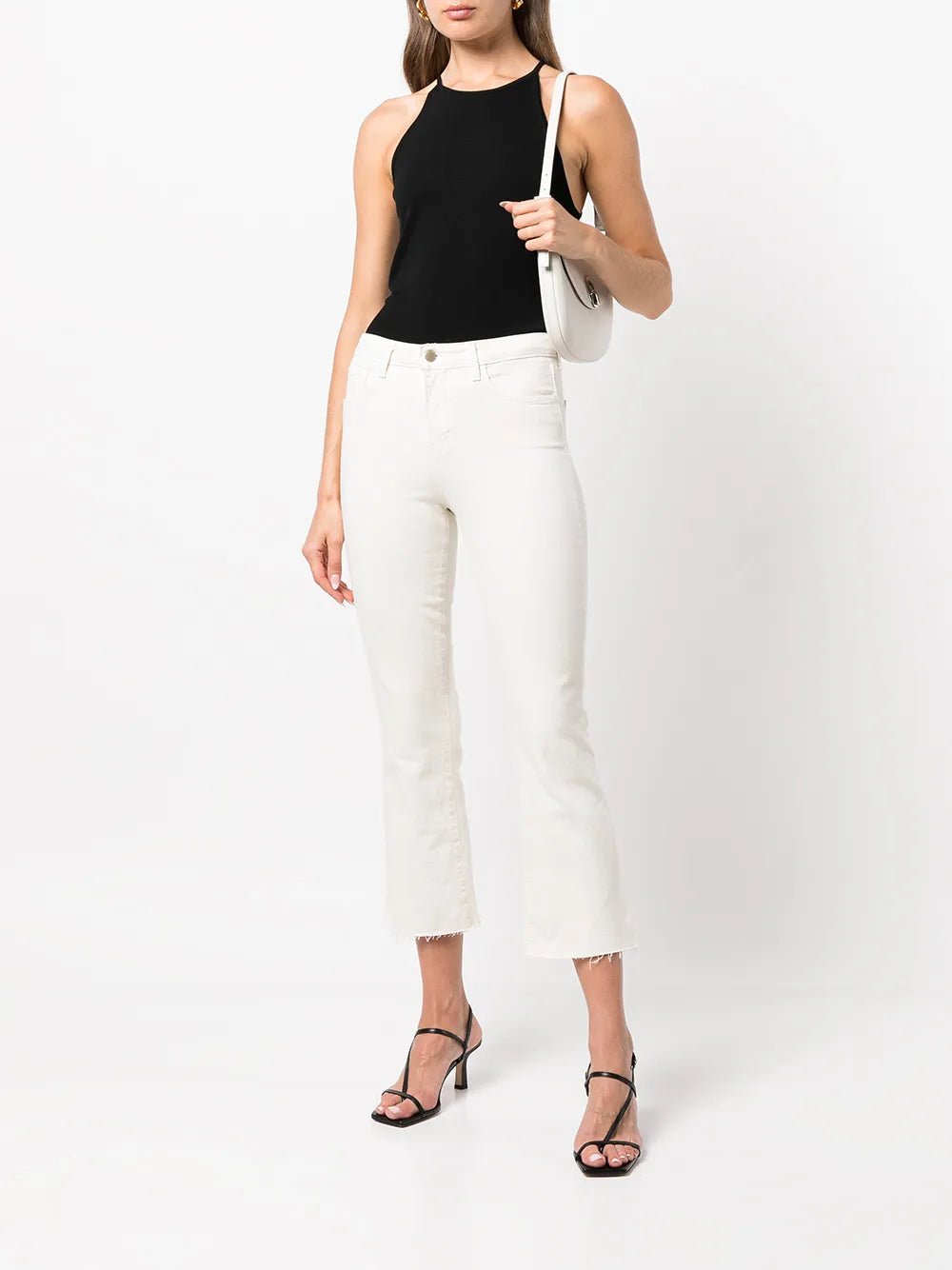 Kendra Cropped Flared Jeans