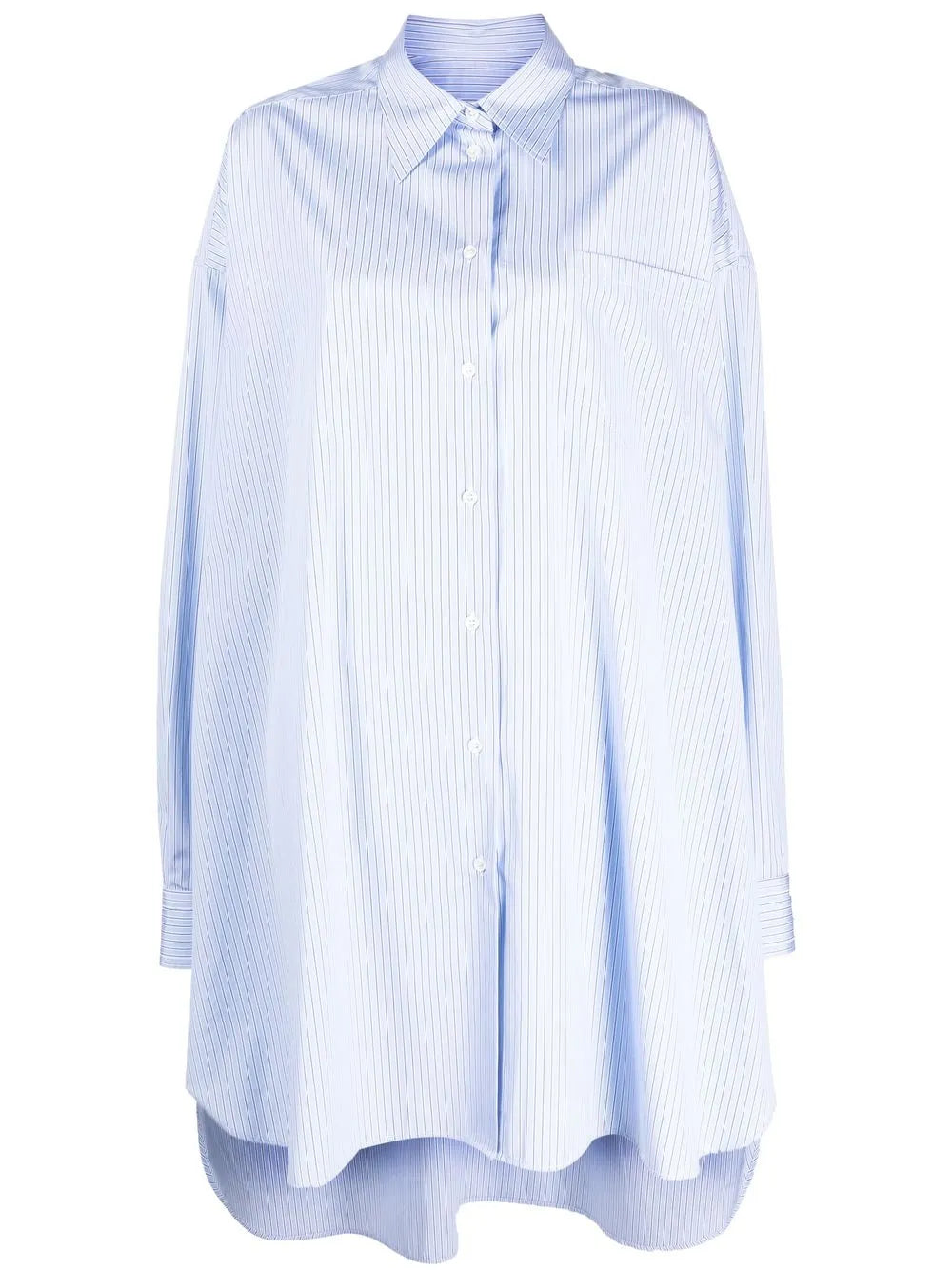 Pinstriped Poplin Shirt
