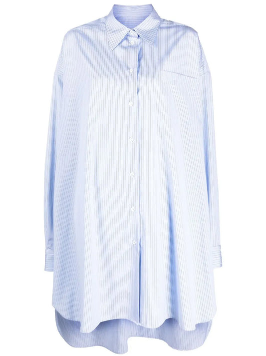 Pinstriped Poplin Shirt